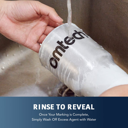OMTech Laser Marking Spray, Metal Laser Marking Fluid for CO2 Laser Engravers, 13oz Aerosol High Contrast Black Spray for Laser Engraving Metal, Laser Ink Agent for Aluminum Stainless Steel Brass More