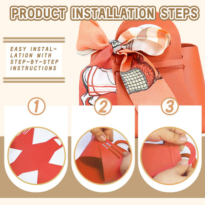 LPEIEB 12 Pack Leather Ribbon Candy Bag Gift Bags PU Wedding Gift Bags with Handle Ribbon Reusable Party Favor Boxes for Weddings Birthdays Christmas Baby Showers Halloween(Purple)