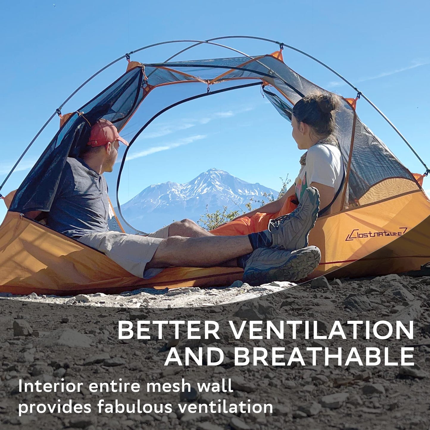 Clostnature Polaris Lightweight Backpacking Tent - 6 Person Waterproof Camping Tent, 3 Season Large Size Easy Setup Tent for Family, Outdoor, Hiking and Mountaineering