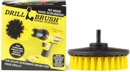 Drillbrush Bathroom Cleaning Drill Brush Attachment - Tile and Grout Cleaner Scrubber- Shower Cleaning Brush Attachment