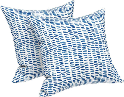 LVTXIII Outdoor Pillow Covers ONLY, Square Throw Pillow Covers, Modern Cushion Cases for Sofa, Patio, Couch Decoration,