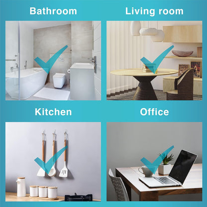 MOVELYST Heavy-Duty Utility Hooks - 14 Large Hooks with 20 Removable Adhesive Strips | Damage-Free Wall Organizer