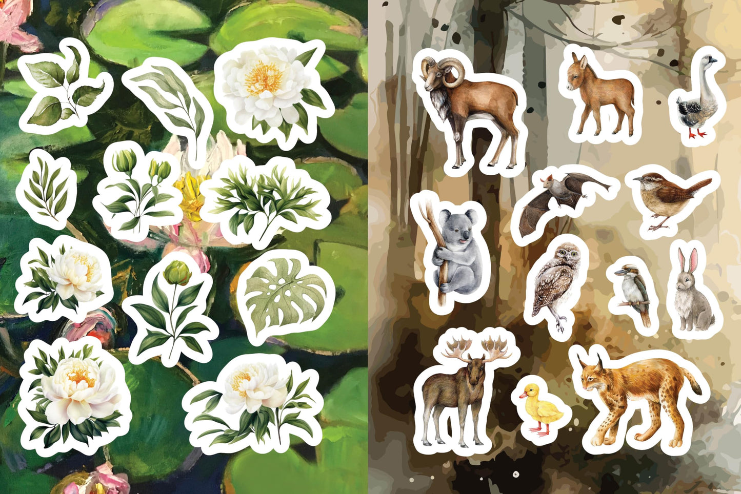 Flora, Fauna, Botanicals, and Bees Sticker, Color & Activity Book: Over 500 Unique Stickers! (Sticker Activity Deluxe Editions)