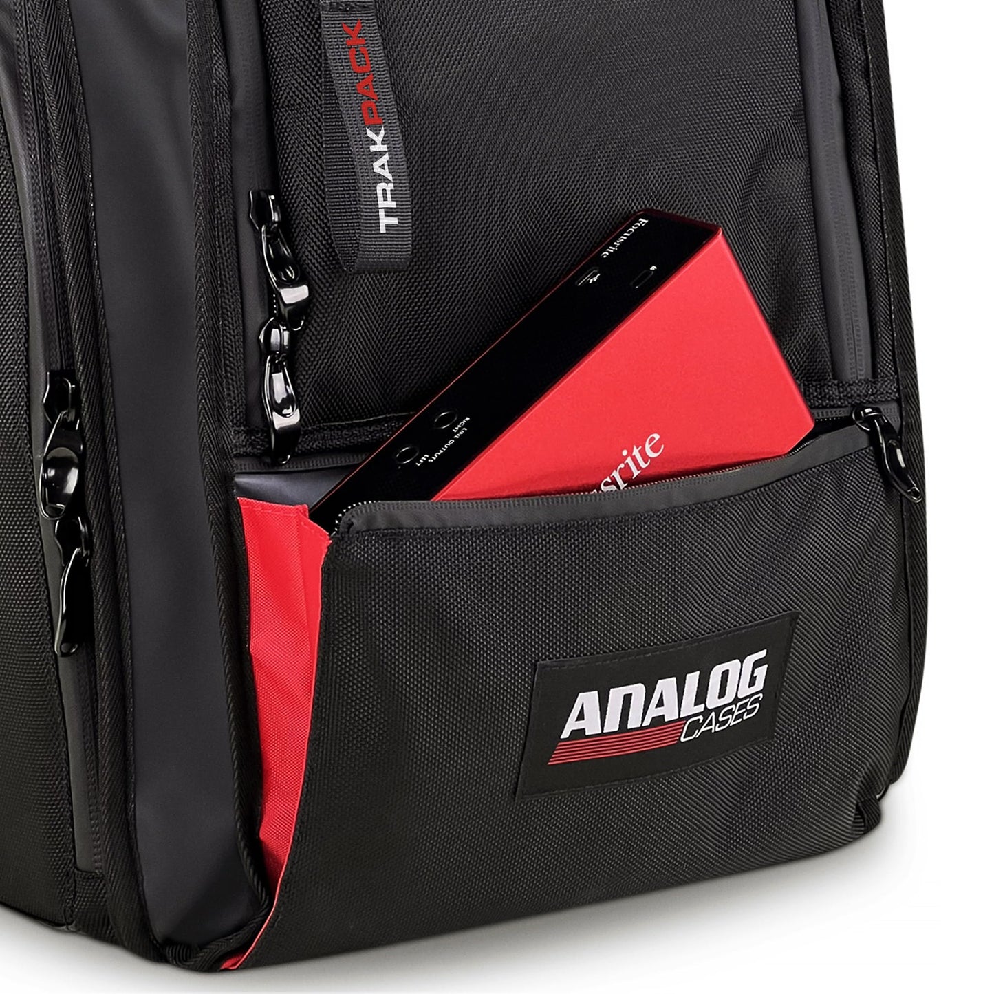 TRAKPACK Backpack for Producers & DJs, XL Capacity with 3 Storage Layers, Fits Akai MPC Live 3 / Ableton Push 3 / Native Instruments Maschine / Pioneer DDJ-FLX4 / Traktor Kontrol S2 / 12" Vinyl LPs