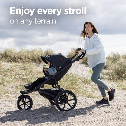 Thule Urban Glide 3 Single Child All-Terrain Stroller, Lightweight, Air-Filled Tires & Suspension, Integrated Hand Brake