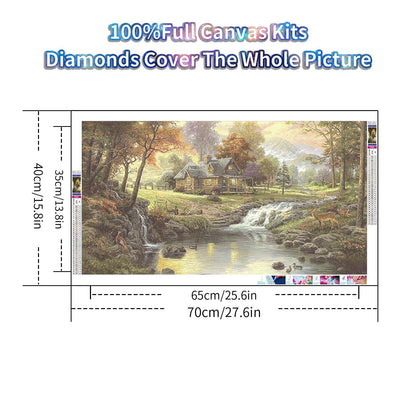YALKIN Square 5D Diamond Painting Kits for Adults, Large Diamond Art Kits Full Drill Diamond Painting Kit for Adult Beginners, DIY Crystal Picture Art for Home Wall Decor 40 x 70cm/15.7 x 27.6in