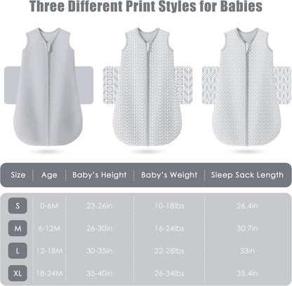Sweet Dolphin Baby Wearable Blanket Sleep Sack - 100% Cotton, TOG 0.5, 2-Way Zipper, Newborn Essential