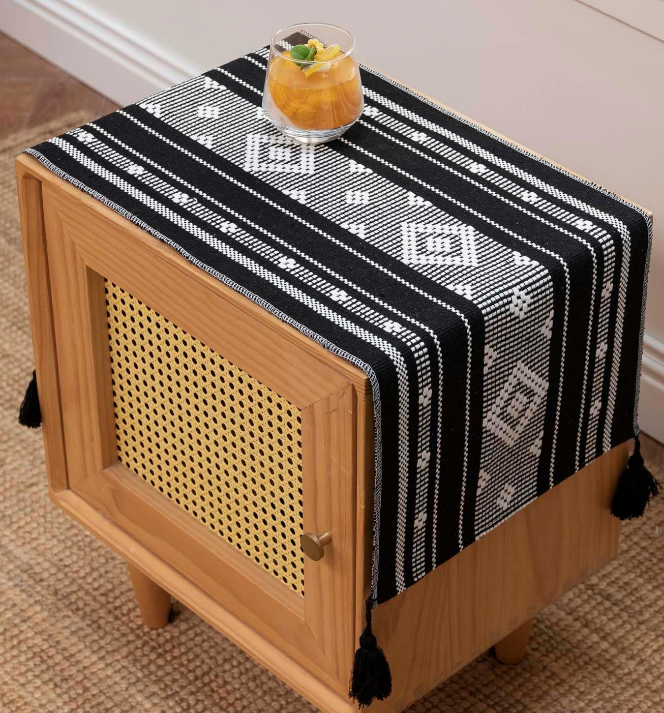 1435 Inch Nightstand Cover Bedside Table Cloth Rectangle for Bed Side End Tables Protector, Washable