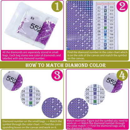 5D Diamond Painting Kits for Adults Kids Animal Art Full Drill Dog Playing Poker DIY Cross Stitch Craft for Home Wall Decor