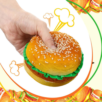 1 CroBlissful Pcs Artificial Hamburgers Realistic Fake Food Bread Model Photography Prop for Kitchen Food Fake Display
