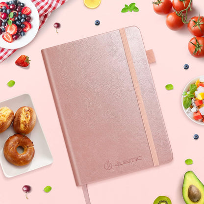 JUBTIC Blank Recipe Book to Write in Your Own Recipes, Personal Cook Book with 2 Colorful Stickers, Hardcover Notebook