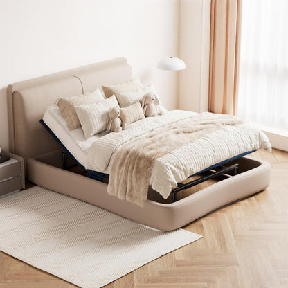 Zhumeiling Patented Design Smart Adjustable Bed Frame, Twin XL Adjustable Base with Quiet Motor, Zero Gravity & Anti-Snore, Easy Assembly, Heavy-Duty Metal Support, Suitable for Bedroom & Elderly Use