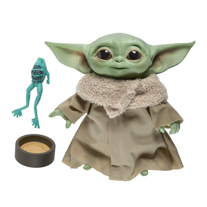 STAR WARS The Child Talking Plush Toy with Character Sounds and Accessories, The Mandalorian Toy for Kids Ages 3 and Up, Green