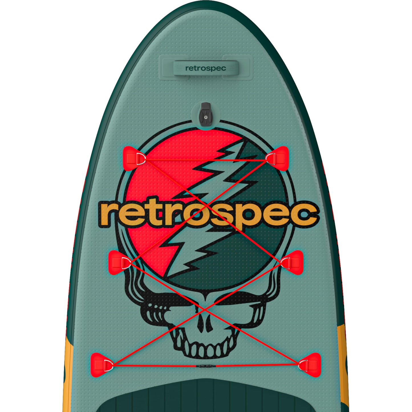 Retrospec Weekender Plus 10'6" Inflatable Paddle Board - Lake Essentials iSUP Bundle with Carrying Case, Adjustable Paddle, Pump & Fins - Stable Double-Layer PVC Design for All Skill Levels