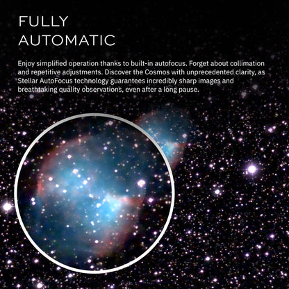 Odyssey PRO - UNISTELLAR Smart Telescope (with Eyepiece), 85mm f/3.9 (320mm) Digital & Computerized, App-Controlled Motorized Alt-Az, Enhanced Vision, RAW/FITS Export, 64GB, 5h Battery (Black)