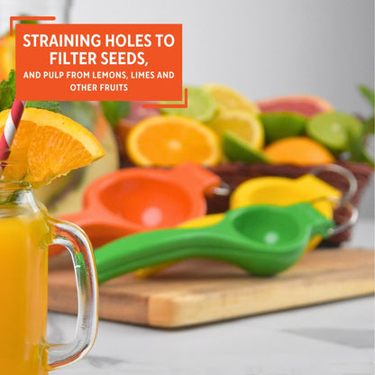 IMUSA 3pc Lime, Lemon & Orange Squeezer Set