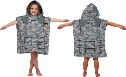 22 22 Inches Jay Franco Trend Collector Soldier Bath/Pool/Beach Hooded Poncho Towel - Super Soft & Absorbent Cotton