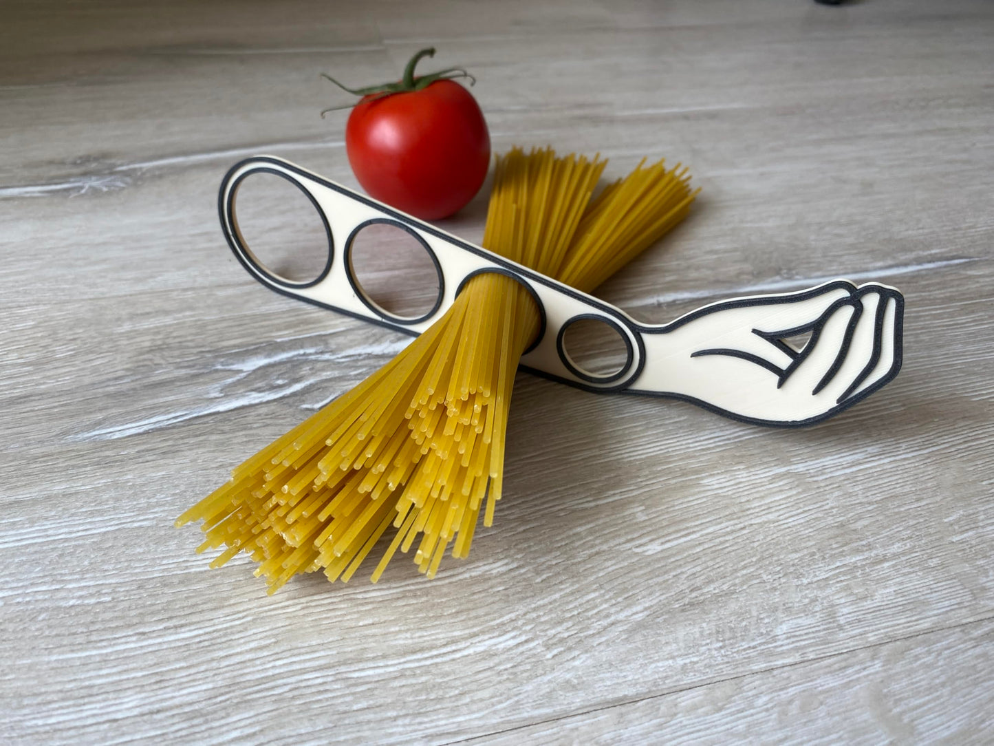 Italian Hand Gesture Spaghetti Portion/Measure Tool - Accurate Pasta Serving Size Guide, Unique Kitchen Gadget, Pasta Portion Tool