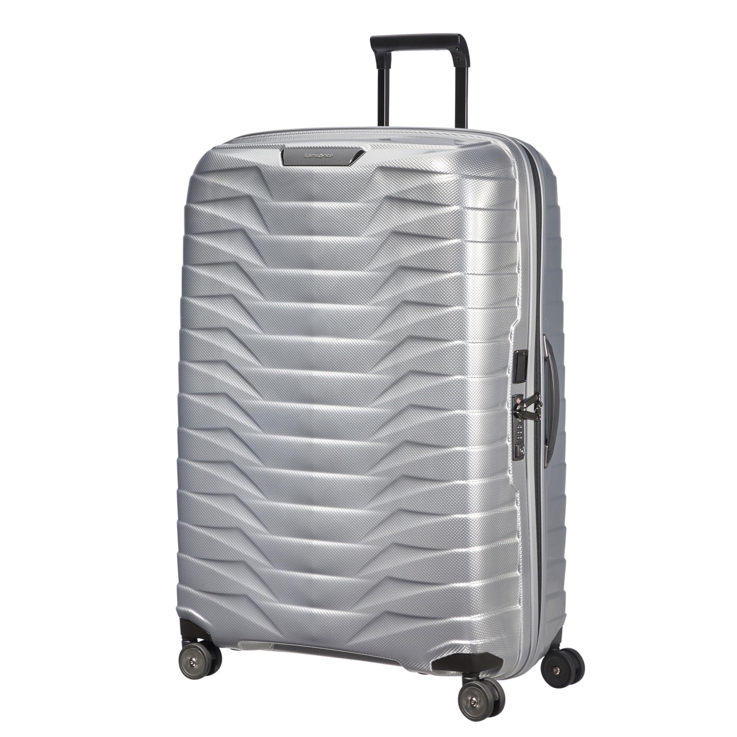 Samsonite Proxis Hardside Expandable Luggage with Spinners, XLarge Spinner, SILVER