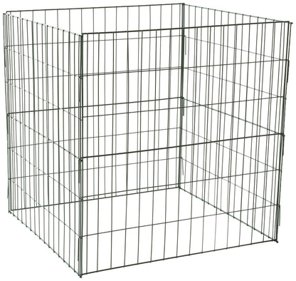 Bosmere K765 Wire Compost Bin – 30" x 30" x 30" Outdoor Composting Bin with Front Access Door, Easy-Assembly Garden Compost Container