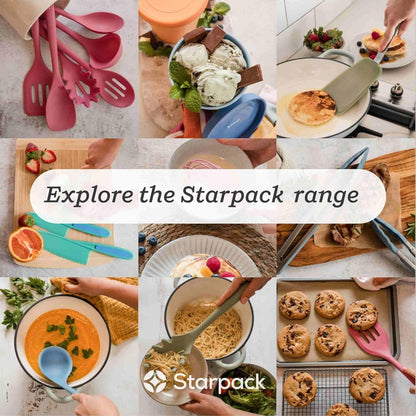 StarPack 'Freeze The Day' Homemade Ice Cream Containers (2-Pack, 1 Quart) - Airtight Silicone Lids, BPA-Free Reusable Ice Cream Freezer Containers with Lids, Stackable - Sage and Pink