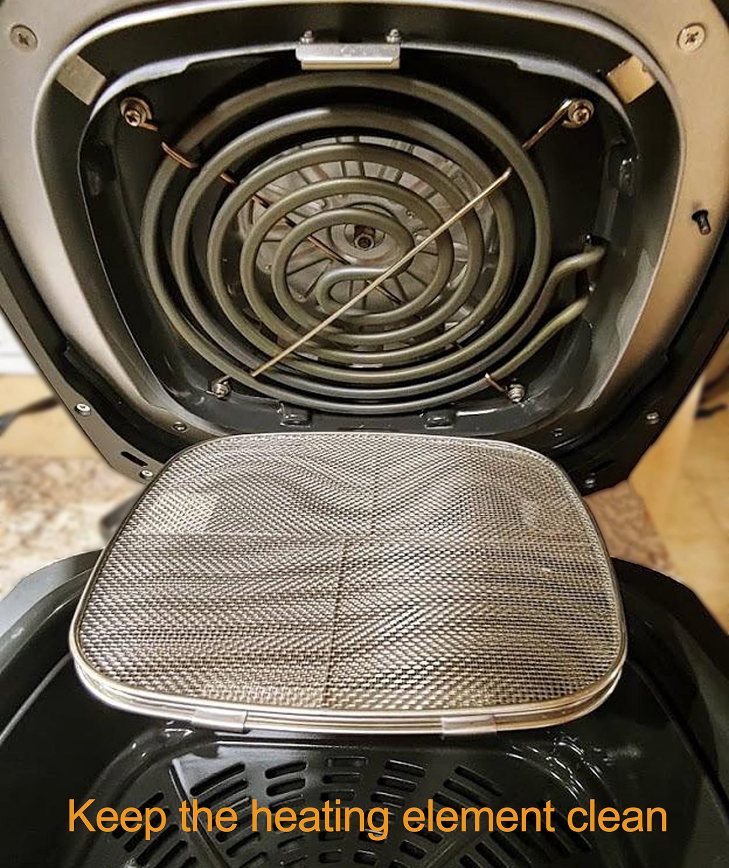 Replacement Splatter Shield for Ninja Foodi AG301,Accessories for Foodi 5-in-1 Indoor Grill,Stainless Steel Fine Mesh Splatter Screen for Ninja AG300, AG300C,AG301C, AG302, AG400