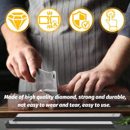 XARILK 6 PCS Diamond Knife Sharpening Stones Set, Diamond Plates Kit for XARILK type Sharpeners System, 180# 400# 800# 1500# 2000# 3000# Grit