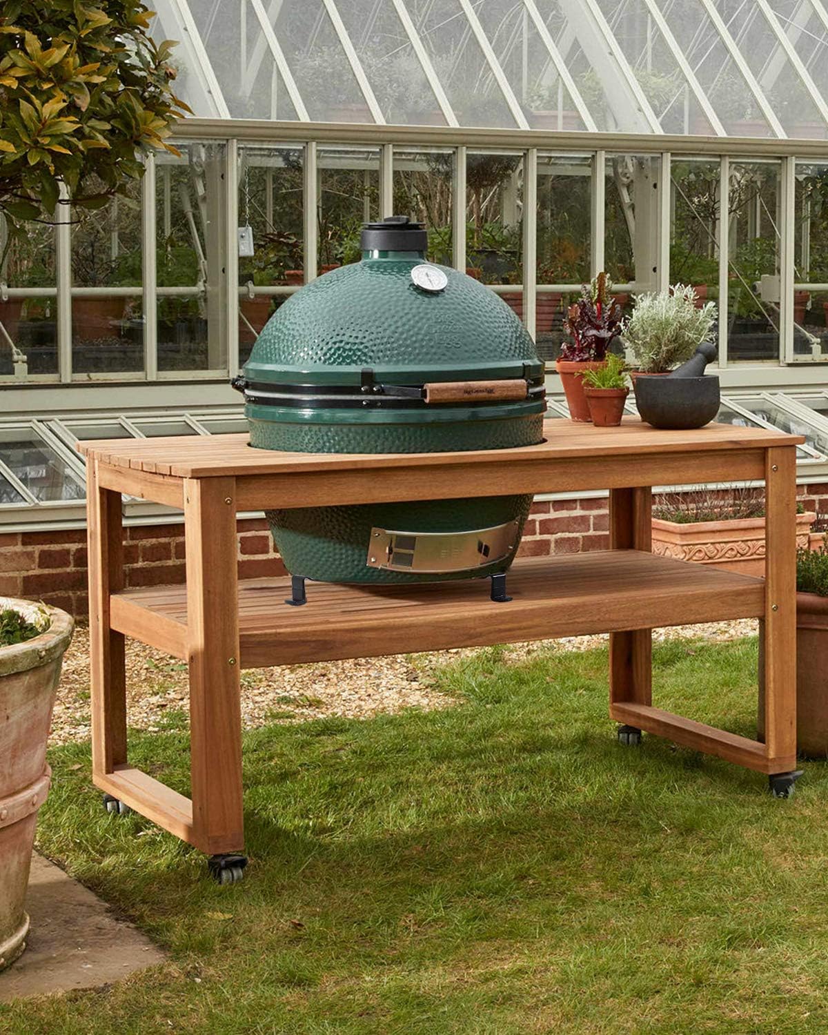 Heavy-Duty Grill Stand for XL Big Green Egg BBQ