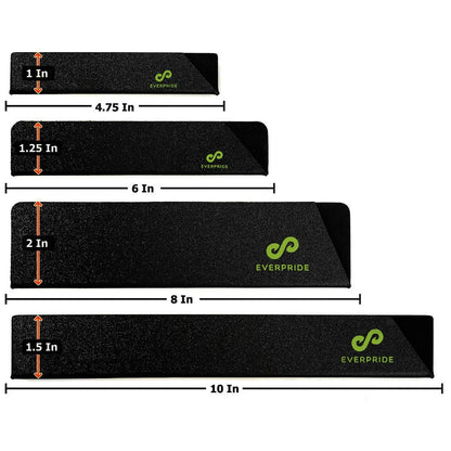 EVERPRIDE Chef Knife Sheath Set (4-Piece Set) Universal Blade Edge Cover Guards for Chef’s and Kitchen Knives – Durable, BPA-Free, Felt Lined, Sturdy ABS Plastic – Knives Not Included