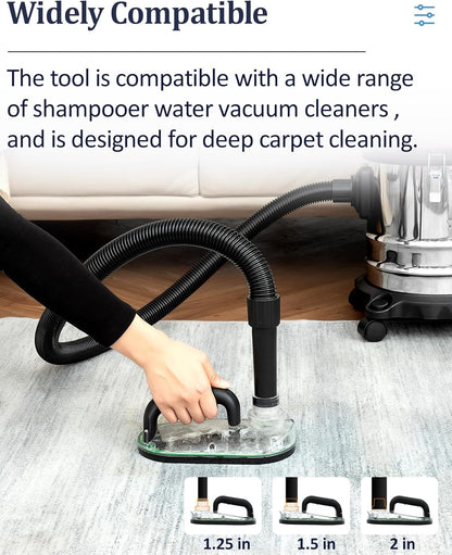 Sub Surface Carpet Extraction Tools Attachments - Water Wet Extractor Vacuum Cleaners, Pet Stain Remover