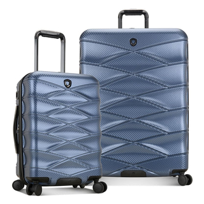 Traveler's Choice Granville II Polycarbonate Expandable Spinner Luggage, Navy, 2 Piece Set (21/29)
