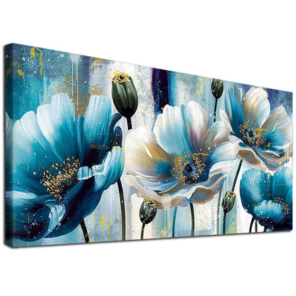 YALKIN 5D Diamond Painting Kits for Adults, Flowers Diamond Art Kits Full Drill Diamond Painting Kit for Adult Beginners, DIY Crystal Picture Art for Home Wall Decor 40x70cm/15.7x27.6in