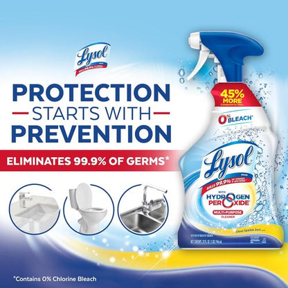 Lysol Multi-Purpose Cleaner Spray - Hydrogen Peroxide Formula, Citrus Scent, 32 Fl Oz