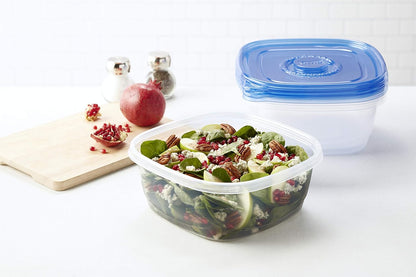 GladWare Family Size Food Storage Containers, XL Large Square Containers Hold Up to 104 Ounces, Set of 3