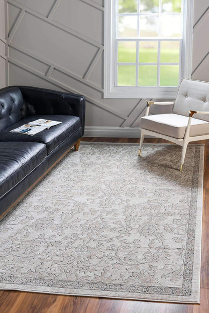 Unique Loom Portland Collection Area Rug - Albany (10' x 14' 1" Rectangle, Ivory/ Beige)