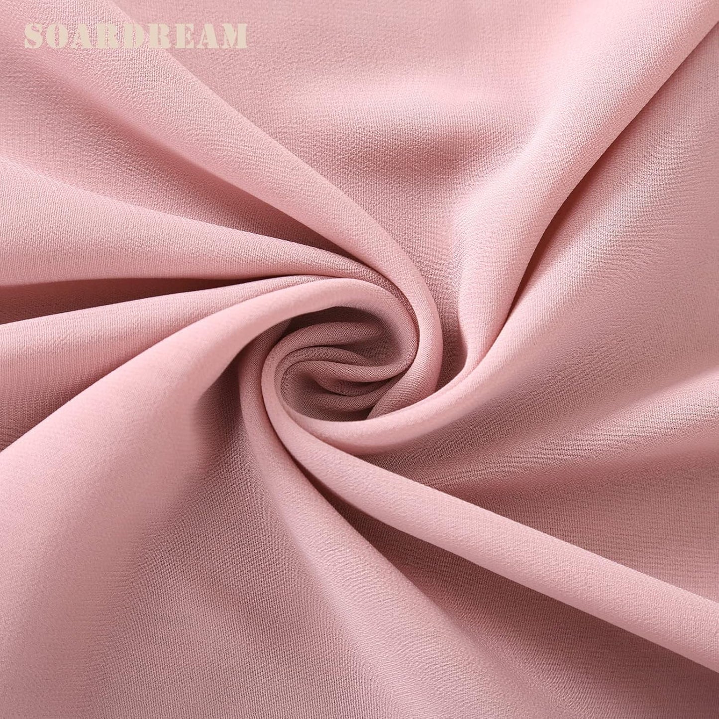 Dusty Rose Chiffon Table Runner - 27x120 Inches Long Elegant Sheer Fabric for Bridal Party Decorations