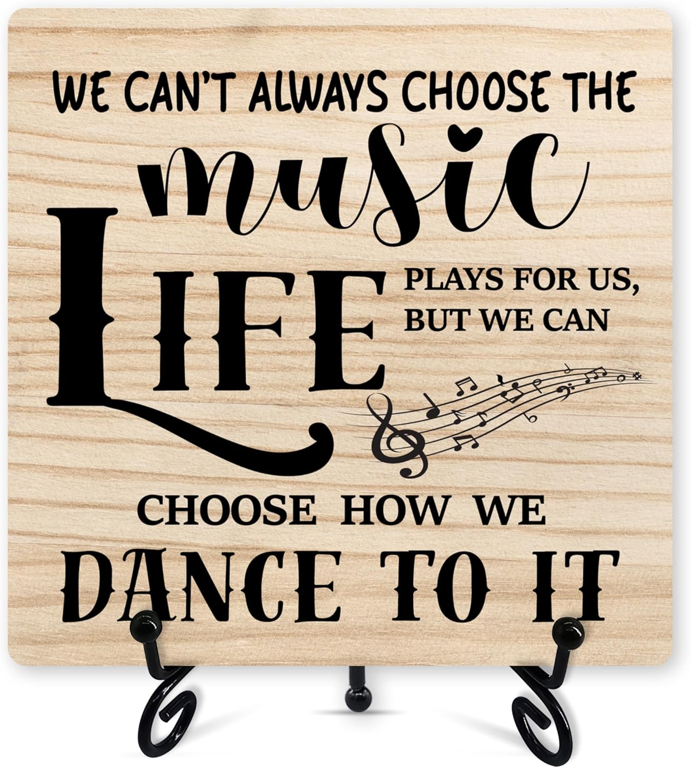 Inspirational Desk Decor, Dancing Sign With Iron Stand, Motivational Gifts For Women Dance Lovers & Teachers -25