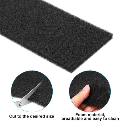 PATIKIL 16" x 6" x 19/32" Air Conditioner Filter Replacement, 4 Pack RV AC Foam Filter Pad