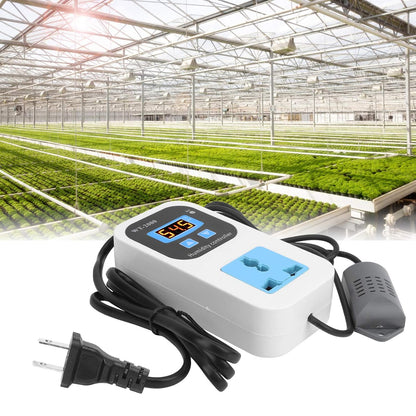Digital Humidistat, 099% RH Humidity Switch Socket, High Accuracy for Home or Storage Warehouse