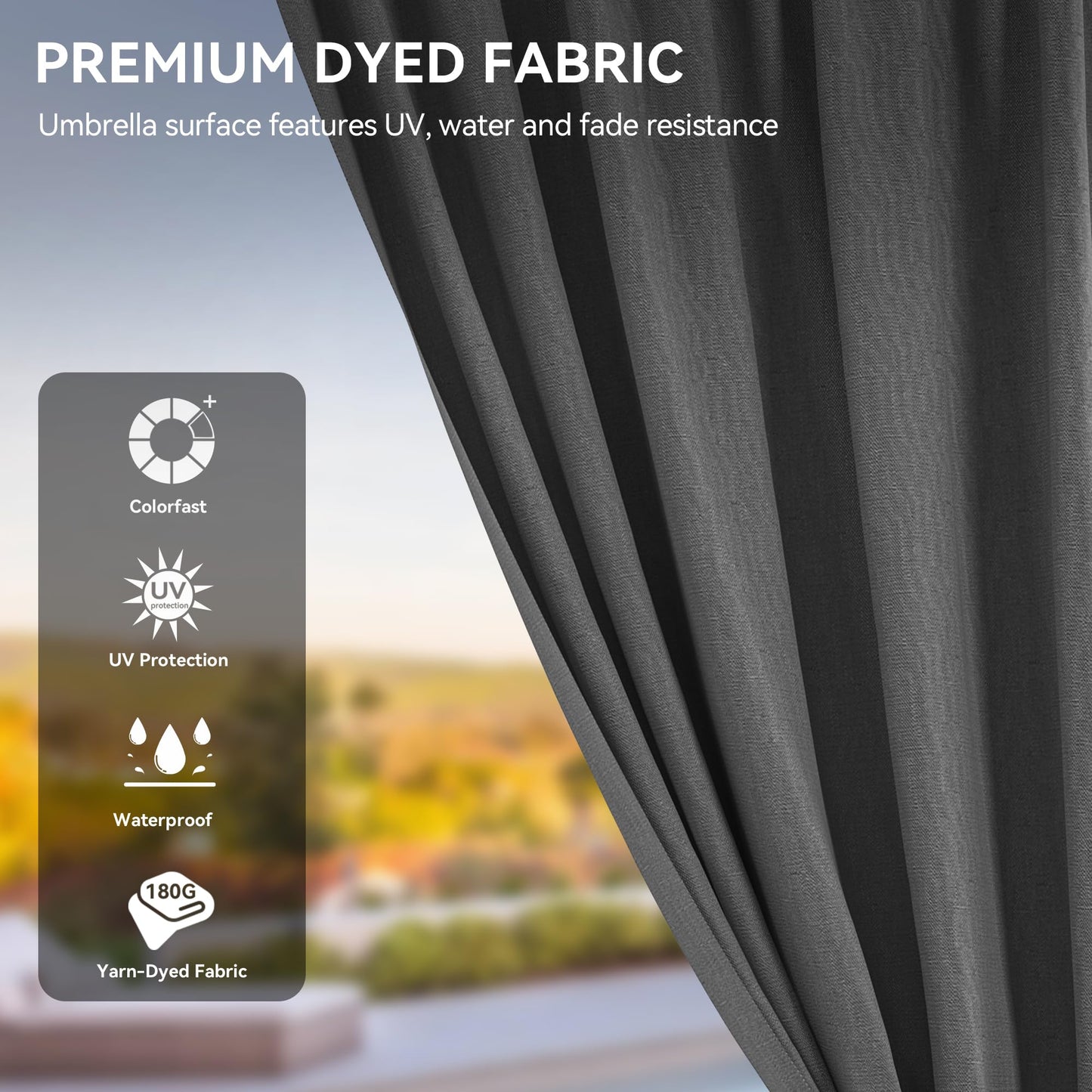 YITAHOME 10X12FT Hard Top Gazebo Aluminum Frame Patios Double Roof Canopy Garden Metal Gazebo Tent Curtains Netting for Patios Backyards Decks Lawns, Gray
