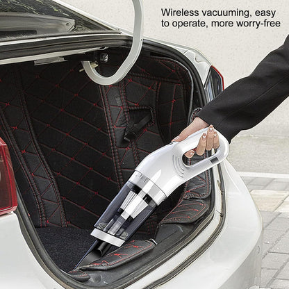 Cordless Vacuum Cleaner, Powerful 12000pa Suction Stick Vacuum with Long Nozzle Brush and Extended Hose, Lightweight