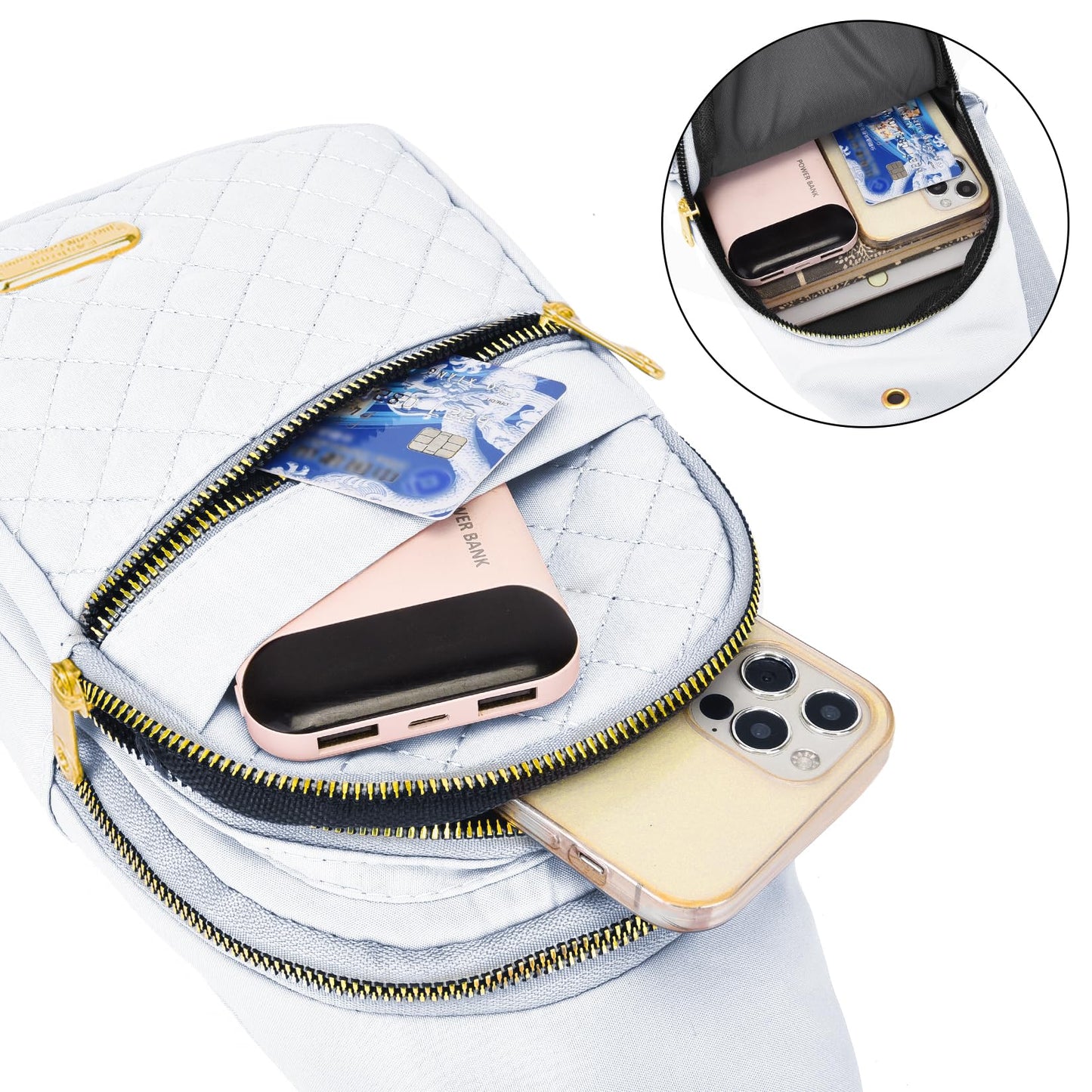 Small Sling Bag For Women Men Casual Crossbody Sling Backpack