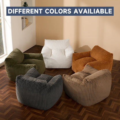 Oversized Bean Bag Chair for Living Room Furniture Bean Bag Chairs for Adults- Small Couch & Lounge Accent Chair for Living Room Chairs or Bedroom