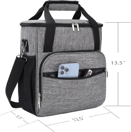 Coffee Maker Carrying Bag for Keurig K-Mini or K-Mini Plus, Grey Storage Mini Tote Case for Travel