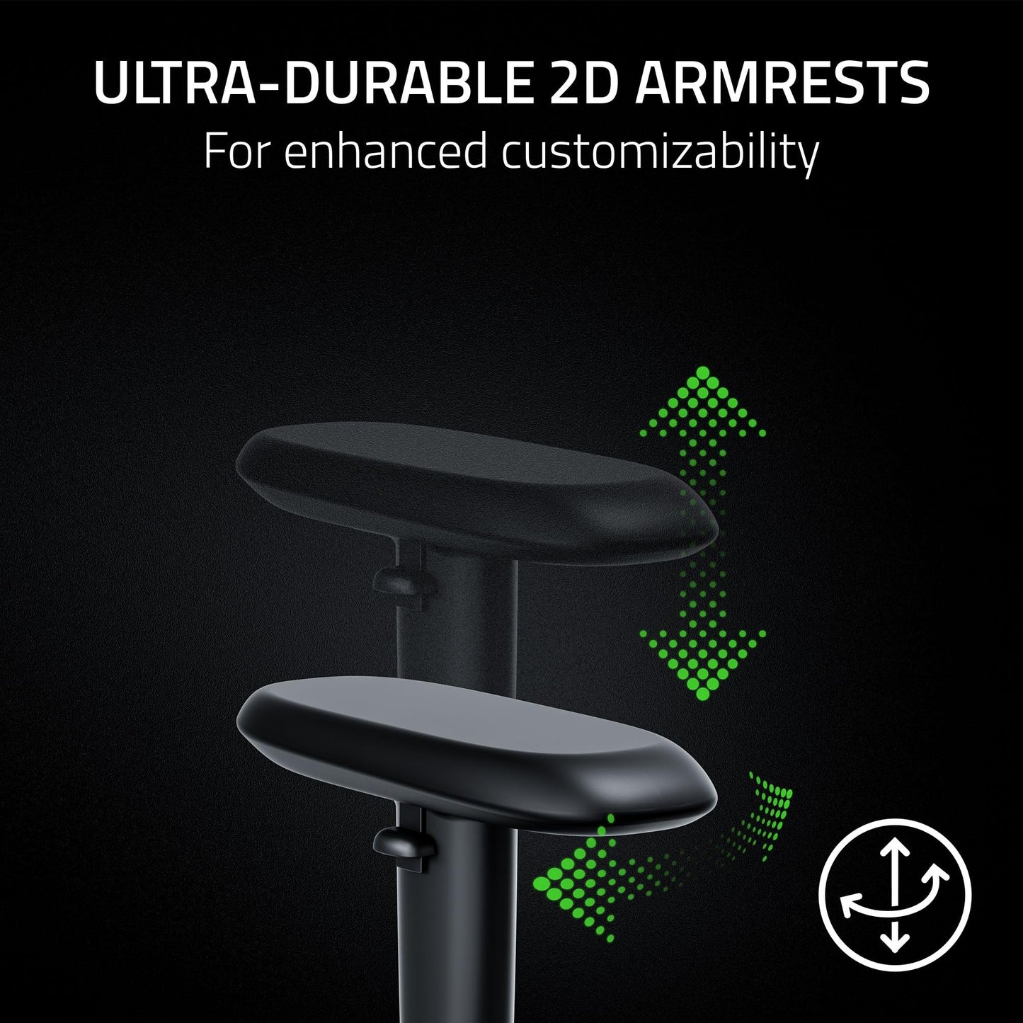 Razer Iskur V2 X NewGen Ergonomic Gaming Chair — Built-in Lumbar Support, Cooltouch Gen-2 EPU Leather, Ultra-Wide Seat Base, Adjustable 152 Degree Recline, Foam Cushions — Black/Green