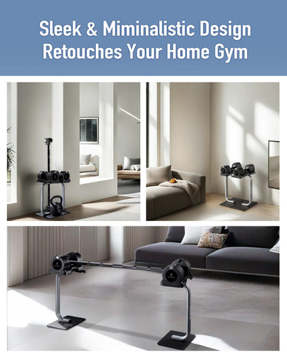 BYZOOM FITNESS Pure Series Adjustable Dumbbell - 12.5/25/27.5/75lb - ONE UNIT OR PAIR(check QTY before purchase) - 5-in-1/ 10-in-1 / 21-in-1 Flexible Hand Weights for Home Gym, Strength Training & Fitness Workouts, White OR Black