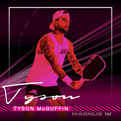 JOOLA Tyson McGuffin Magnus Pro IV 14mm Pickleball Paddle - Elongated Shape for Power & Reach - Propulsion Core Increases Spin & Control - UPA-A Certified - NFC Chip Enabled.