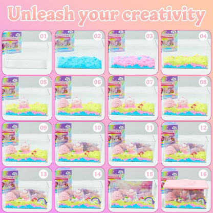 HYASIA Unicorn Light-Up Terrarium Kit for Kids - Night Light with Remote & Music, DIY Arts and Crafts for Kids Ages 8-12, Perfect Birthday Hoilday Graduation Gifts for 4-12 Year Old Girls
