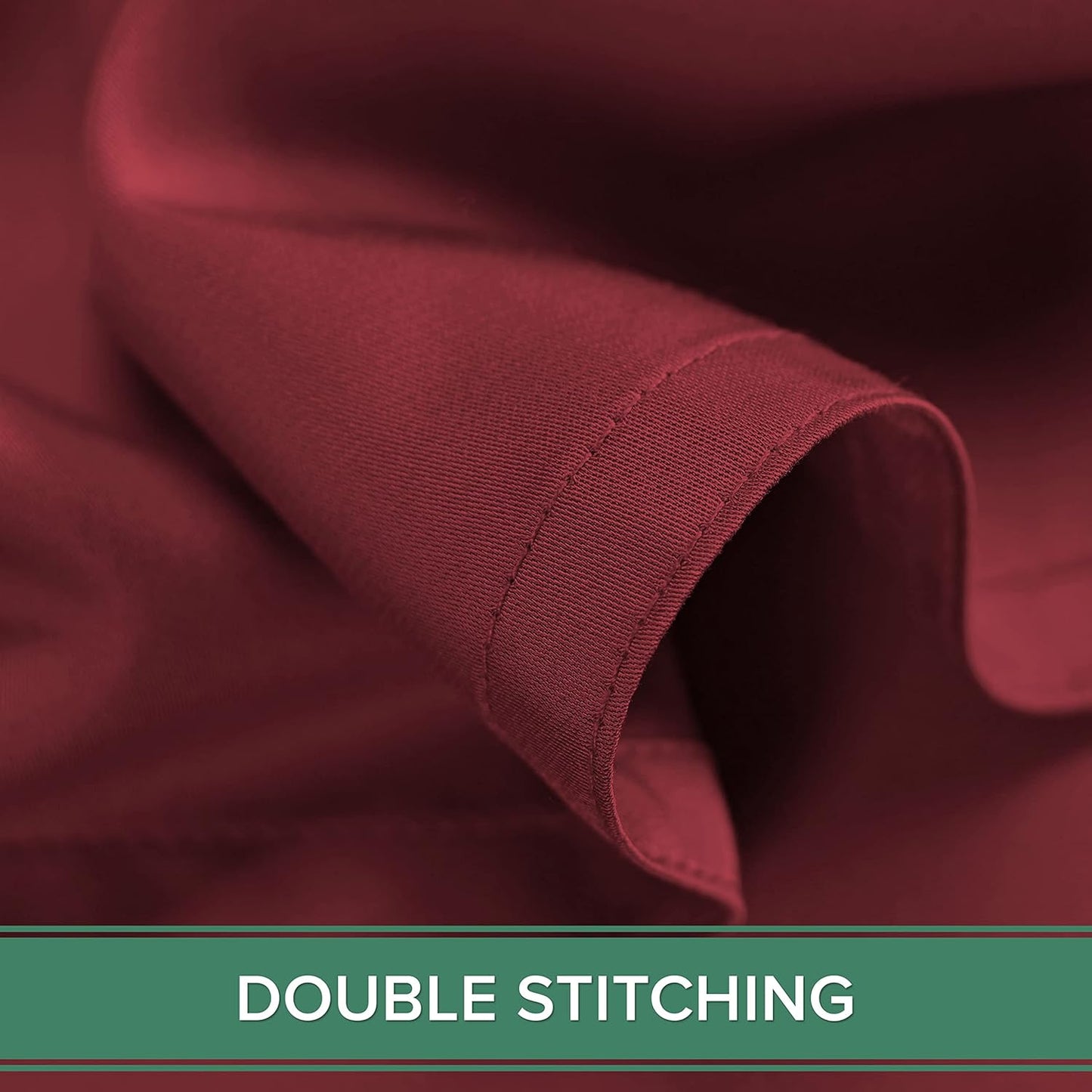 Pure Bamboo Queen Sheets - Luxuriously Soft 100% Organic Viscose Bed Sheet Set | Cooling & Durable (Queen, Merlot)
