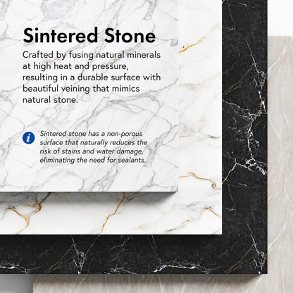 Furniture of America Gavora Modern 32-inch Grey and White Sintered Stone Top End Table with Gold Dual Pedestal Legs for Small Space, Living Room, Home Office, Multi-Color